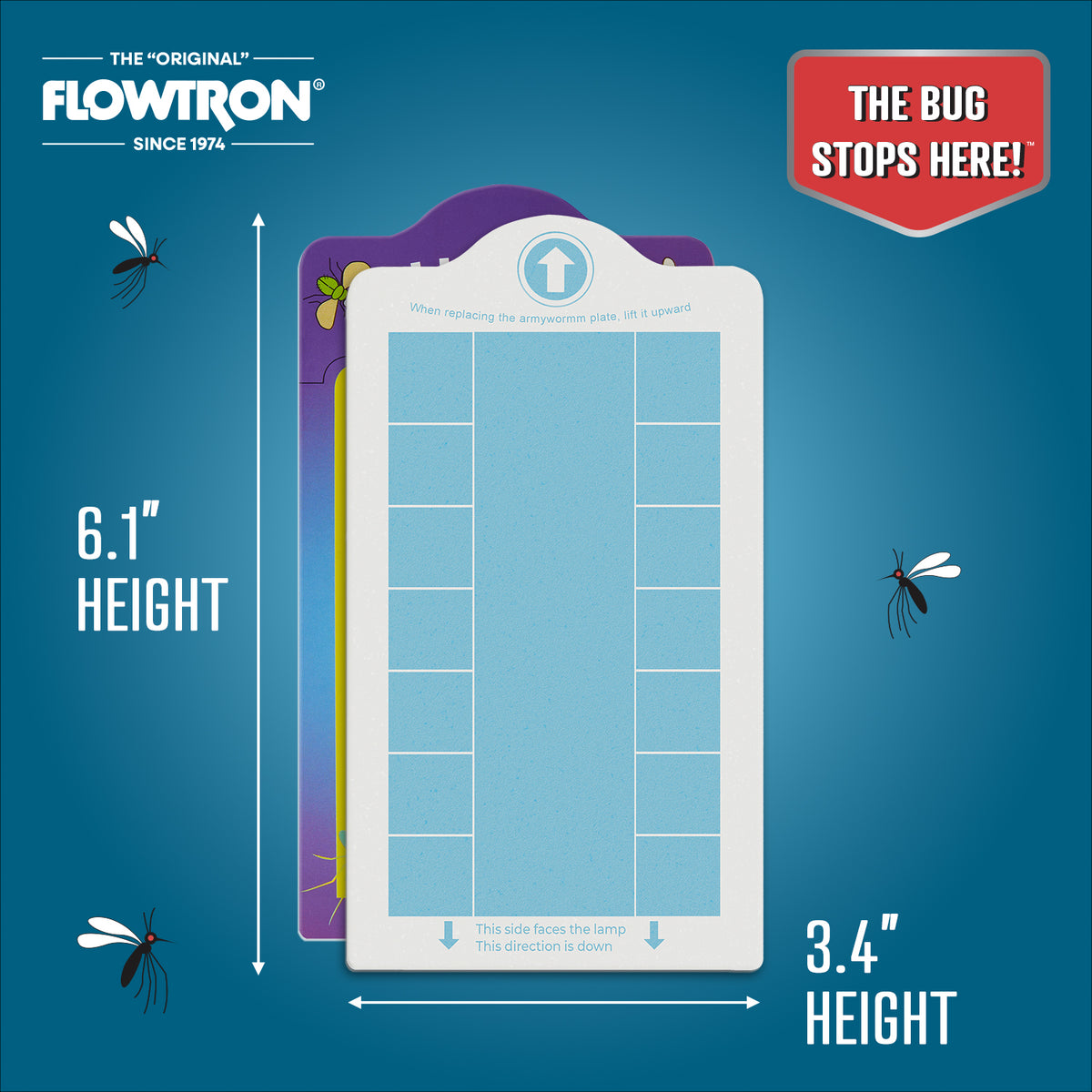 Flowtron Replacement Adhesive Board (6-Pack) for FLWFPLW and FLWFPLB