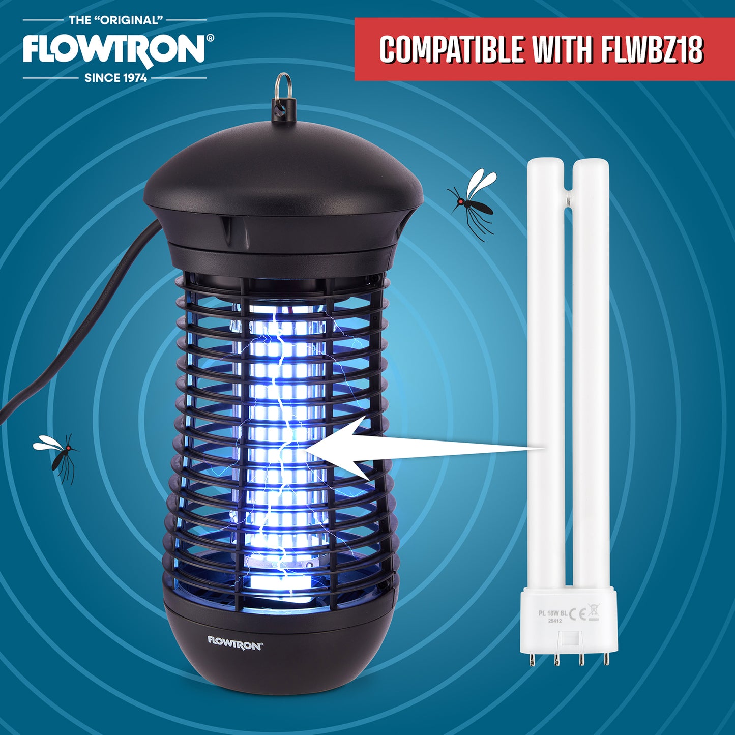 Flowtron 15W Replacement UV Bulb for BZ-18