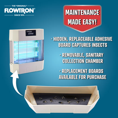 Flowtron 80W Indoor Stun Fly Killer, 1200 sq.ft coverage