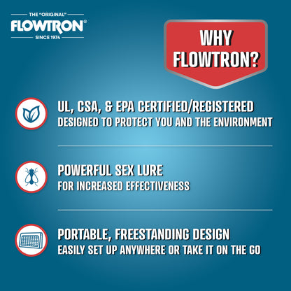 Flowtron 30W Portable Indoor Fly Killer, 500 sq.ft coverage