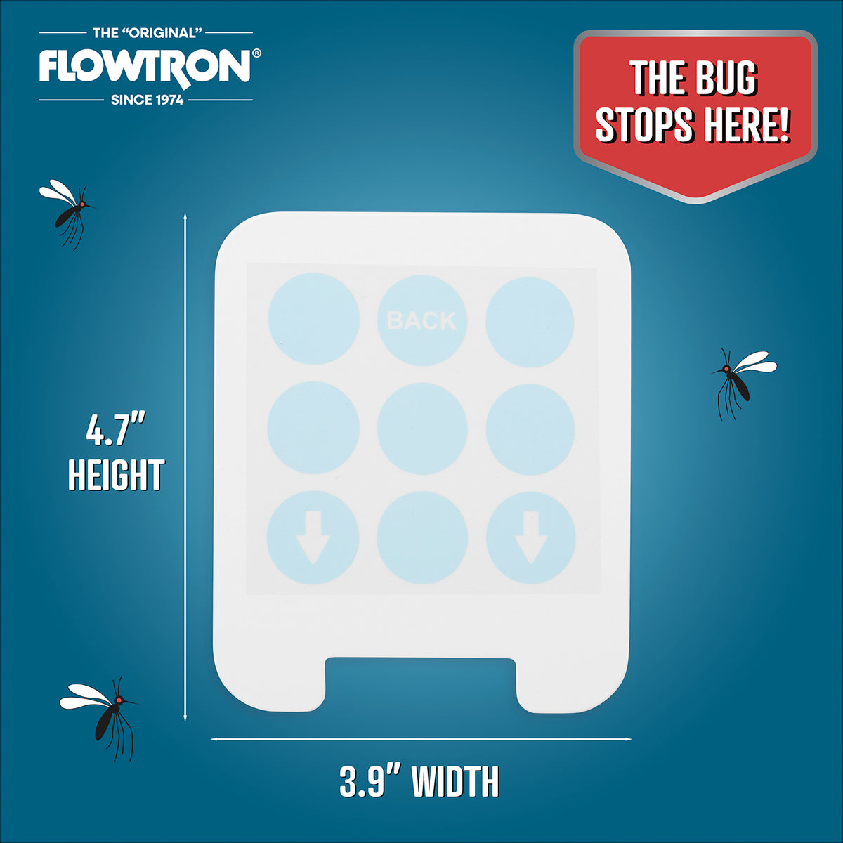 Flowtron Replacement Adhesive Board (2-Pack) for FLWPI1P and FLWPIR