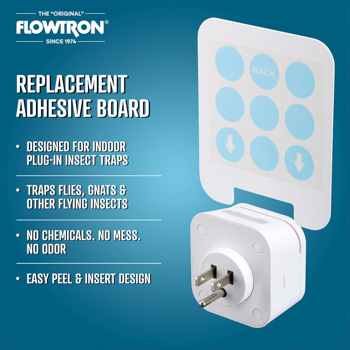 Flowtron Replacement Adhesive Board (6-Pack) for FLWPI1P and FLWPIR