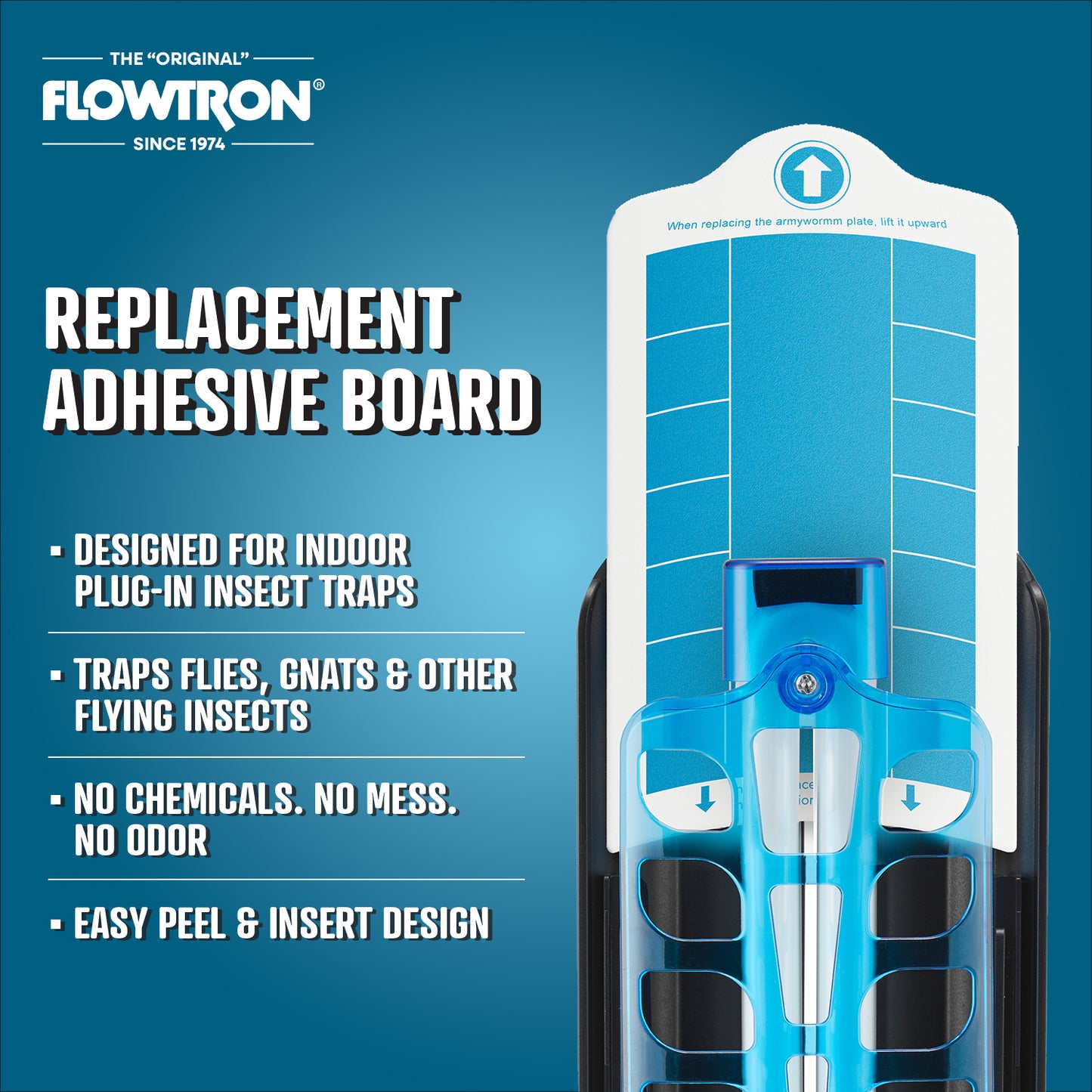 Flowtron Replacement Adhesive Board (10-Pack) for FLWFPLW and FLWFPLB