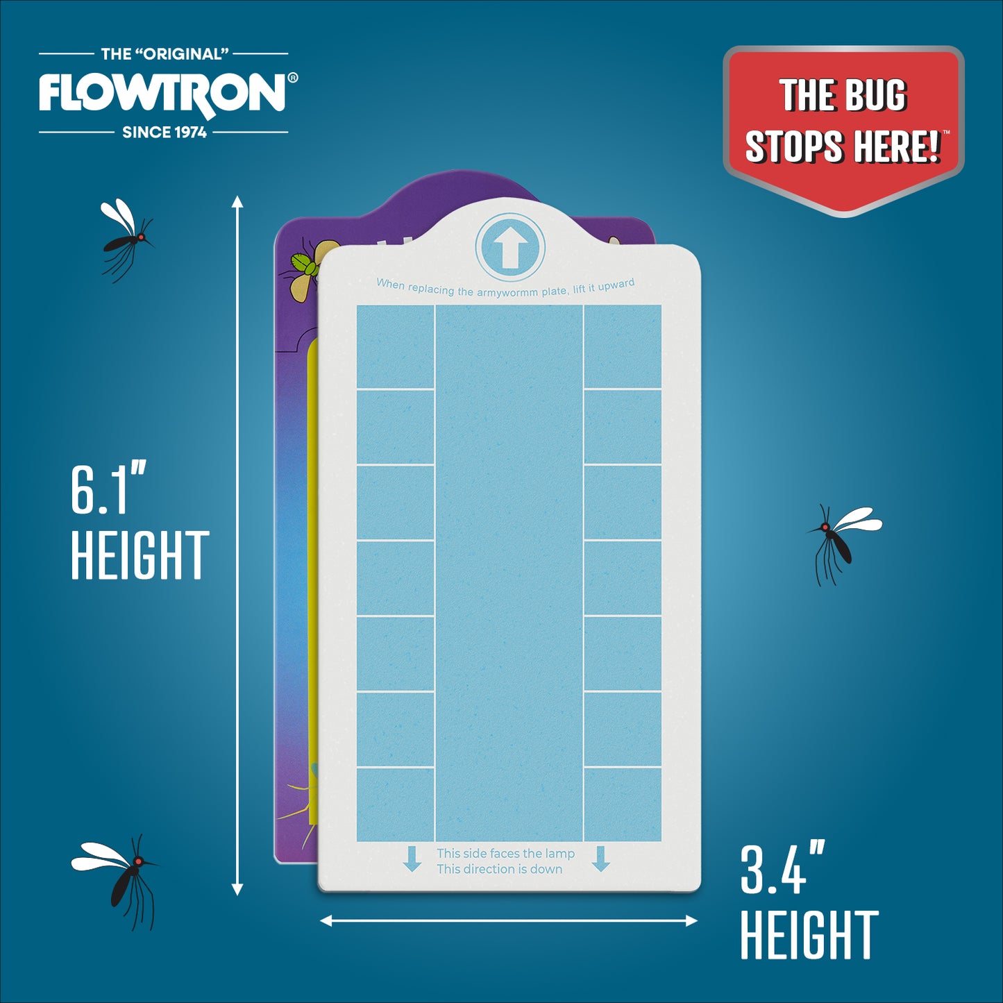 Flowtron Replacement Adhesive Board (10-Pack) for FLWFPLW and FLWFPLB