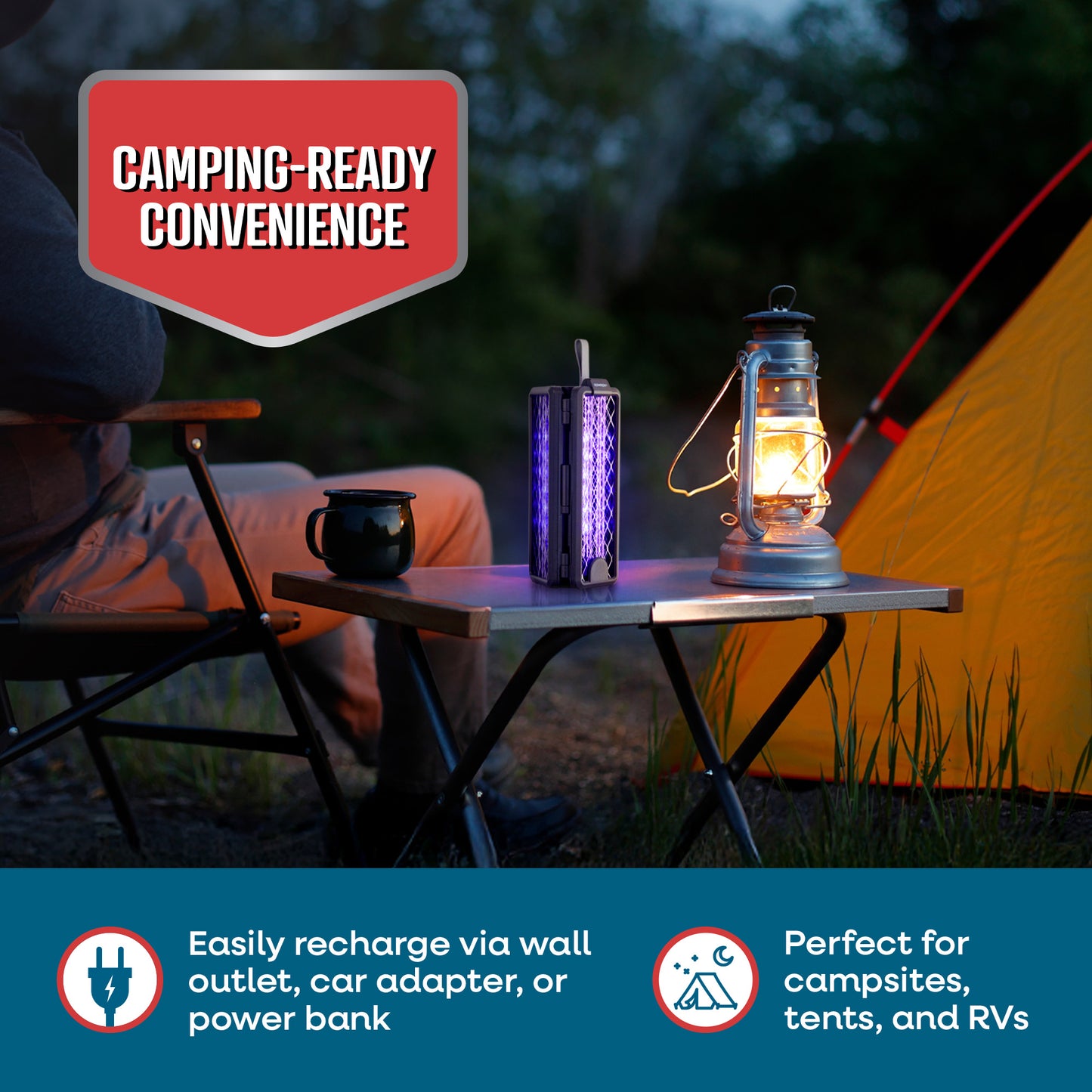 Flowtron Tri-Fold Bug Zapper Racket, 2100 Sq Ft Coverage