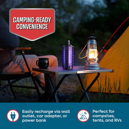 Flowtron Tri-Fold Bug Zapper Racket, 2100 Sq Ft Coverage